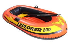 Надувная двухместная лодка Explorer 200 Intex (Интекс)  185х94 см
