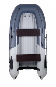 Лодка Grouper GR 335W (кокпит 80 см) НДНД (серо - графитовый) модель 2025 г