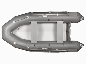 Надувная ПВХ лодка X-River Rocky 355 (серый, серая фурнитура) + дублирование тканью ПВХ дна