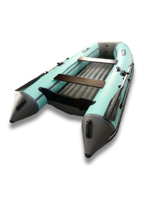 Лодка ПВХ ORCA 305НД (бирюзово - серый)