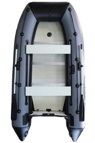 Лодка Polar Bird 340М New Merlin | Стеклокомпозит | чёрно-серый |