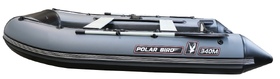 Лодка Polar Bird 340M Merlin | НДНД | Стеклокомпозит | чёрно-серый |