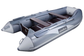 Лодка ПВХ Адмирал 335 Серая