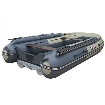 Лодка ПВХ Риф TRITON 370 S-Max с интегрированным фальшбортом - min