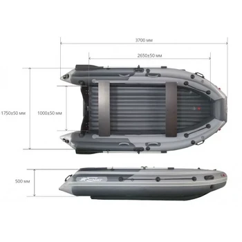 Лодка ПВХ Риф Skat Triton 390 - min