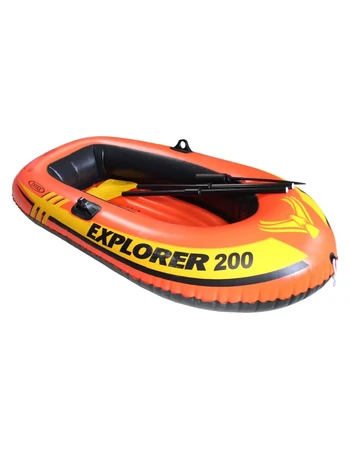 Надувная двухместная лодка Explorer 200 Intex (Интекс)  185х94 см