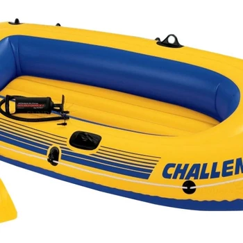 Лодка надувная двухместная Challenger-2 Set Intex - min