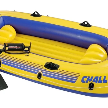 Надувная трёхместная лодка Challenger-3 Set Intex - min