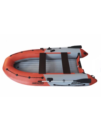 Надувная лодка Boatsman BT340ASR Sport (серо - красный)