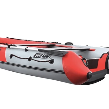Надувная лодка Boatsman BT340ASR Sport (серо - красный) - min