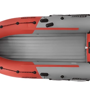 Надувная лодка Boatsman BT340ASR Sport (серо - красный) - min