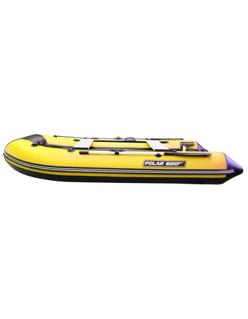 Лодка Polar Bird 340М (Лайт) НДНД Стеклокомпозит (Чёрно-жёлтый)