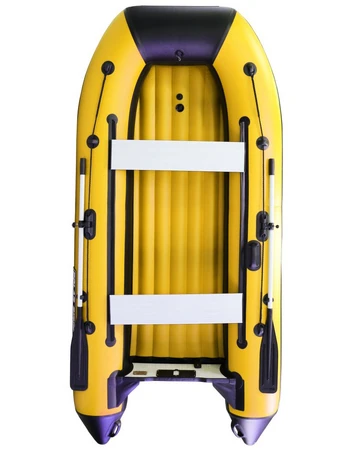 Лодка Polar Bird 340М (Лайт) НДНД Стеклокомпозит (Чёрно-жёлтый)