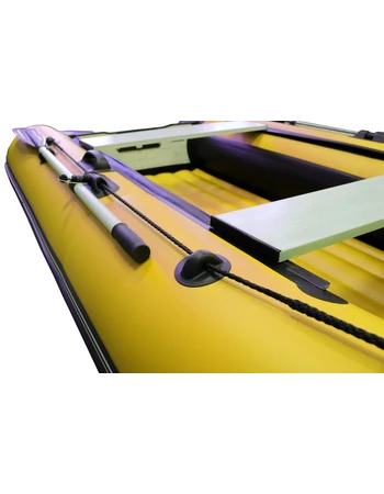 Лодка Polar Bird 340М (Лайт) НДНД Стеклокомпозит (Чёрно-жёлтый)