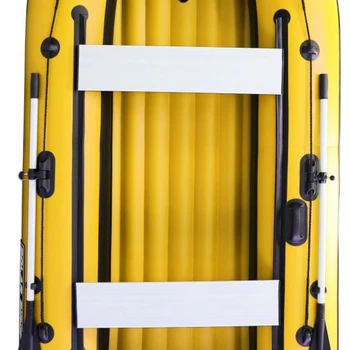 Лодка Polar Bird 340М (Лайт) НДНД Стеклокомпозит (Чёрно-жёлтый) - min