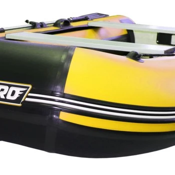 Лодка Polar Bird 340М (Лайт) НДНД Стеклокомпозит (Чёрно-жёлтый) - min