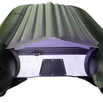 Лодка Polar Bird 340М (Лайт) НДНД Стеклокомпозит (Чёрно-жёлтый) - min