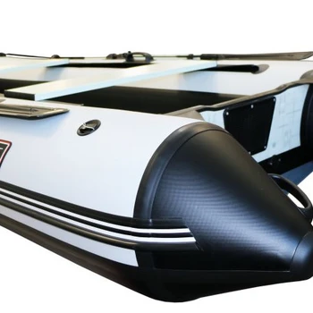 Лодка Polar Bird 340М (Лайт) НДНД Стеклокомпозит (Чёрно-белый) - min