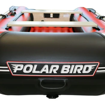 Лодка Polar Bird 320М (Лайт) НДНД Стеклокомпозит (Чёрно-красный) - min