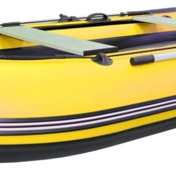 Лодка Polar Bird 320М (Лайт) НДНД Стеклокомпозит (Чёрно-жёлтый) - min