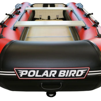 Лодка Polar Bird 320М (Лайт) Стеклокомпозит (Чёрно-красный) - min