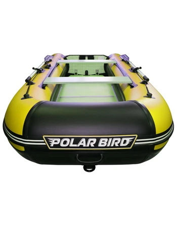 Лодка Polar Bird 340М (Лайт) Стеклокомпозит (Чёрно-желтый)