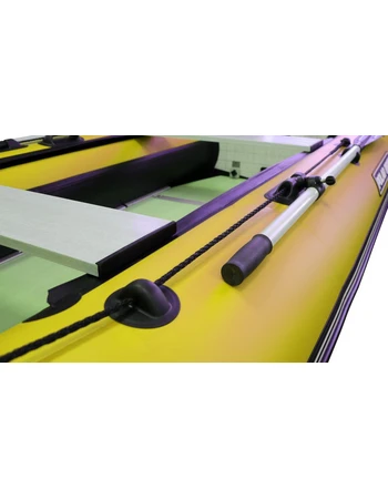 Лодка Polar Bird 340М (Лайт) Стеклокомпозит (Чёрно-желтый)