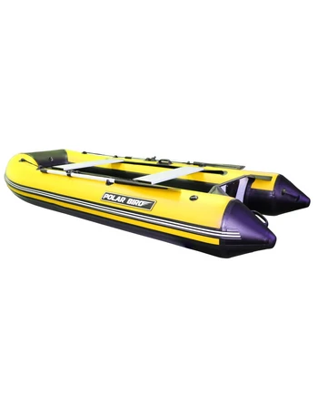 Лодка Polar Bird 340М (Лайт) Стеклокомпозит (Чёрно-желтый)