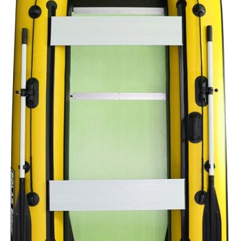 Лодка Polar Bird 340М (Лайт) Стеклокомпозит (Чёрно-желтый) - min
