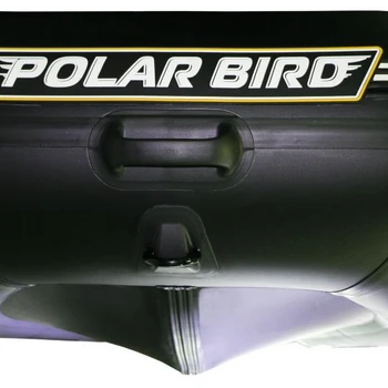 Лодка Polar Bird 340М (Лайт) Стеклокомпозит (Чёрно-желтый) - min