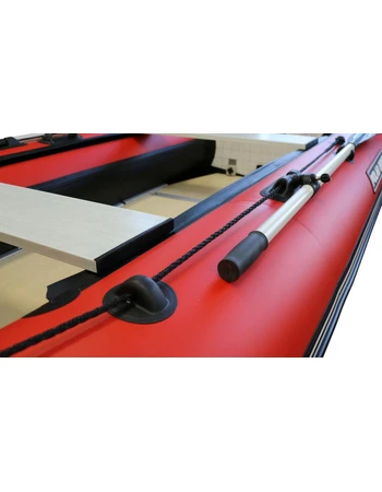 Лодка Polar Bird 340М (Лайт) Стеклокомпозит (Чёрно-красный)