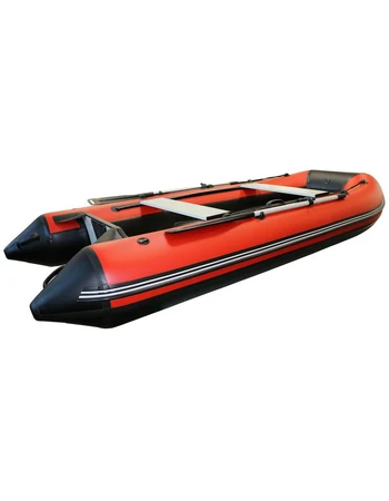 Лодка Polar Bird 340М (Лайт) Стеклокомпозит (Чёрно-красный)