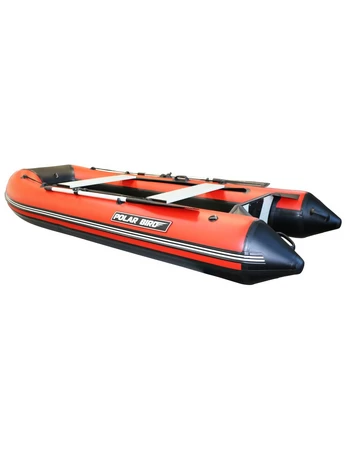 Лодка Polar Bird 340М (Лайт) Стеклокомпозит (Чёрно-красный)