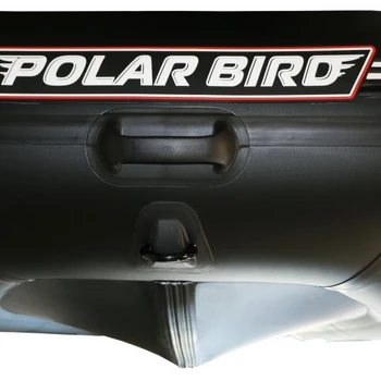 Лодка Polar Bird 340М (Лайт) Стеклокомпозит (Чёрно-красный) - min