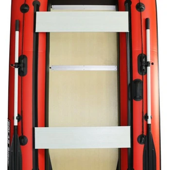 Лодка Polar Bird 340М (Лайт) Стеклокомпозит (Чёрно-красный) - min