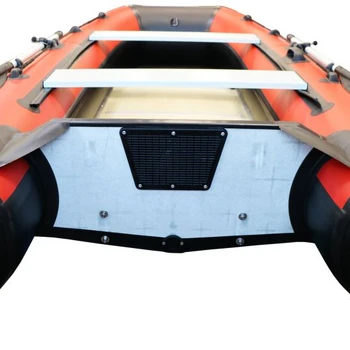 Лодка Polar Bird 340М (Лайт) Стеклокомпозит (Чёрно-красный) - min