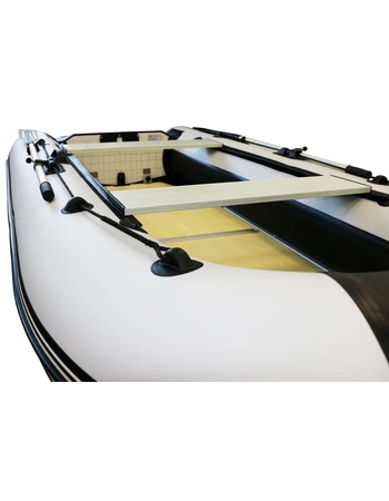 Лодка Polar Bird 340М (Лайт) Стеклокомпозит (Серо-белый)