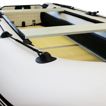 Лодка Polar Bird 340М (Лайт) Стеклокомпозит (Серо-белый) - min