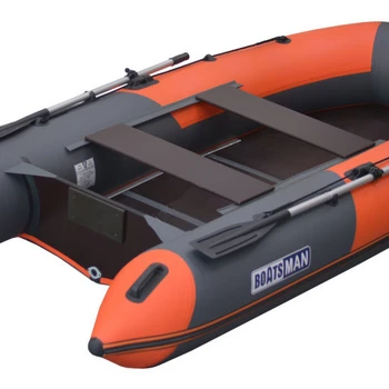 Надувная лодка Boatsman BT280 (серо-оранжевый) модель 2026 г - min