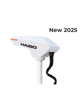 Лодочный электромотор Haibo iPenguin P002 (P90+) 24V/60 New 2025 встроенный компас + площадка