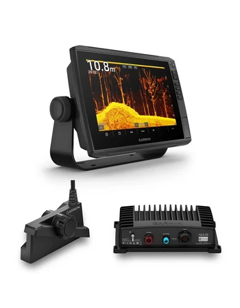 Комплект картплоттер Gаrmin ЕCНOМАР Ultrа 2 102/106sv и Pаnoptix LiveScopе Plus c блoкoм GLS 10 и дaтчиком LVS34