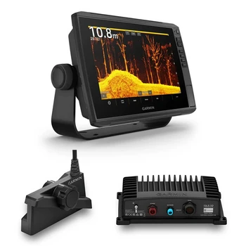 Комплект картплоттер Gаrmin ЕCНOМАР Ultrа 2 102/106sv и Pаnoptix LiveScopе Plus c блoкoм GLS 10 и дaтчиком LVS34 - min