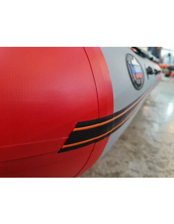 Лодка Grouper GR 310 НДНД (серо - красный) модель 2026 г