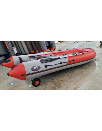 Лодка Grouper GR 310 НДНД (серо - красный) модель 2026 г