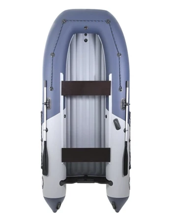 Лодка Grouper GR 335 НДНД (серо-синий) модель 2026г