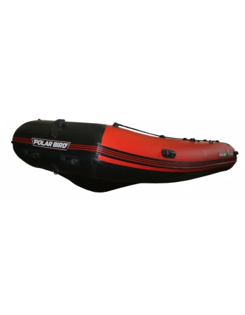 Лодка Polar Bird 400E New Eagle Стеклокомпозит (черно-красный)