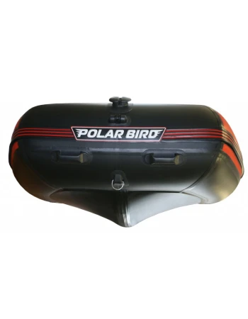 Лодка Polar Bird 400E New Eagle Стеклокомпозит (черно-красный)