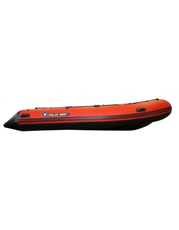 Лодка Polar Bird 400E New Eagle Стеклокомпозит (черно-красный)