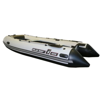 Лодка Polar Bird 400E New Eagle Стеклокомпозит (черно-красный) - min