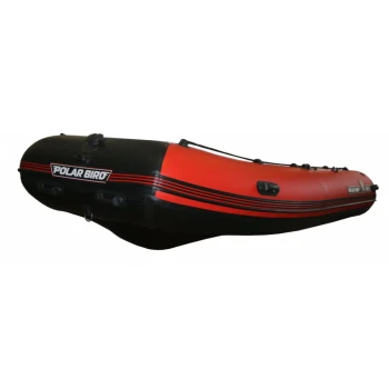 Лодка Polar Bird 400E New Eagle Стеклокомпозит (черно-красный) - min